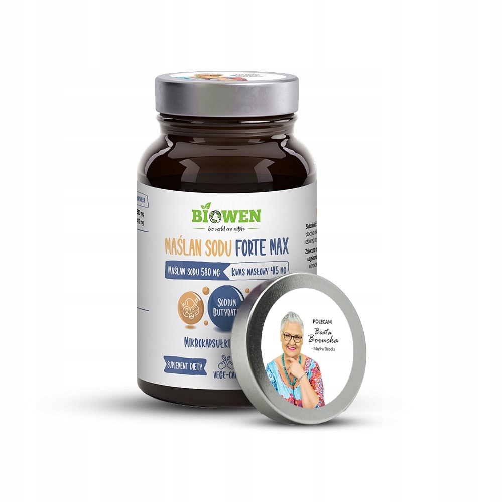 Biowen MAŚLAN SODU 580 mg 100 kapsułek