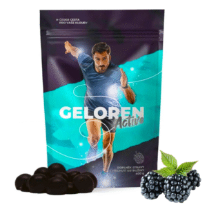 Geloren Active o smaku jeżynowym – Kompleksowe Wsparcie Stawów dla Ludzi (400 g, 90 żelków)