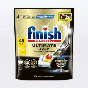 Finish Ultimate Plus Kapsułki do zmywarki lemon cytryna 90 sztuk